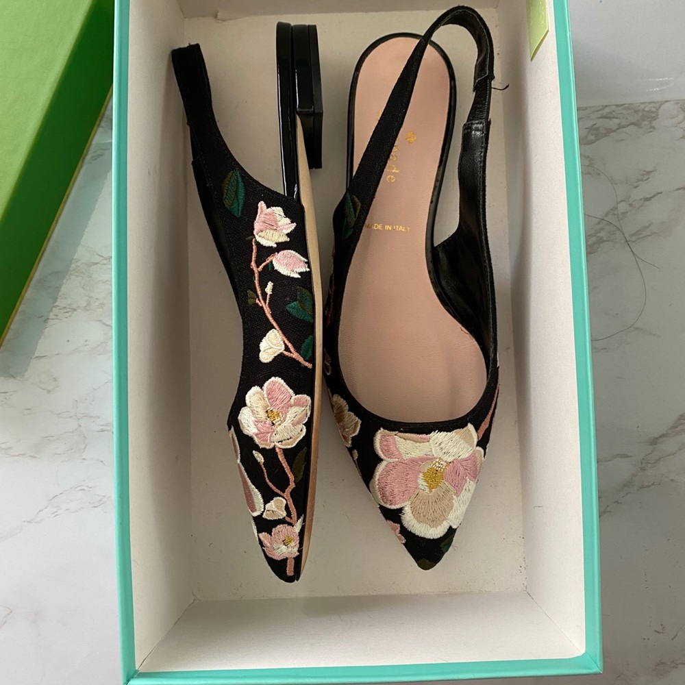 Kate Spade ♠️ Leather Flats Made in Italy 🇮🇹